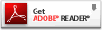 Adobe Reader logo and hyperlink to website